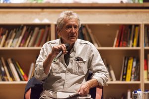 Gilles Clément, Panel at Teatro Garibaldi. Copyright Manifesta. Photo by Cave Studio