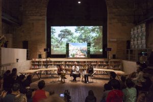 Gilles Clément, Panel at Teatro Garibaldi. Copyright Manifesta. Photo by Cave Studio