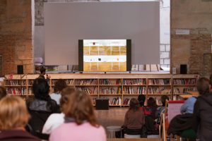 Michael Wang, Artist Talk. Copyright Manifesta. Photo by CAVE Studio